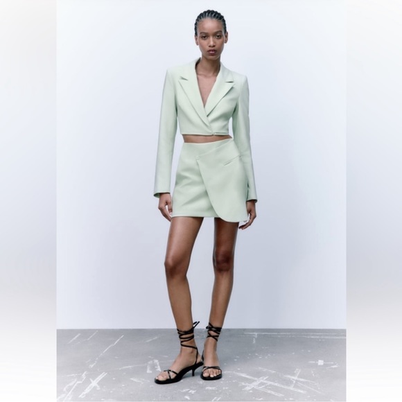 Zara Cut Out Blazer Dress - Picture 2 of 6